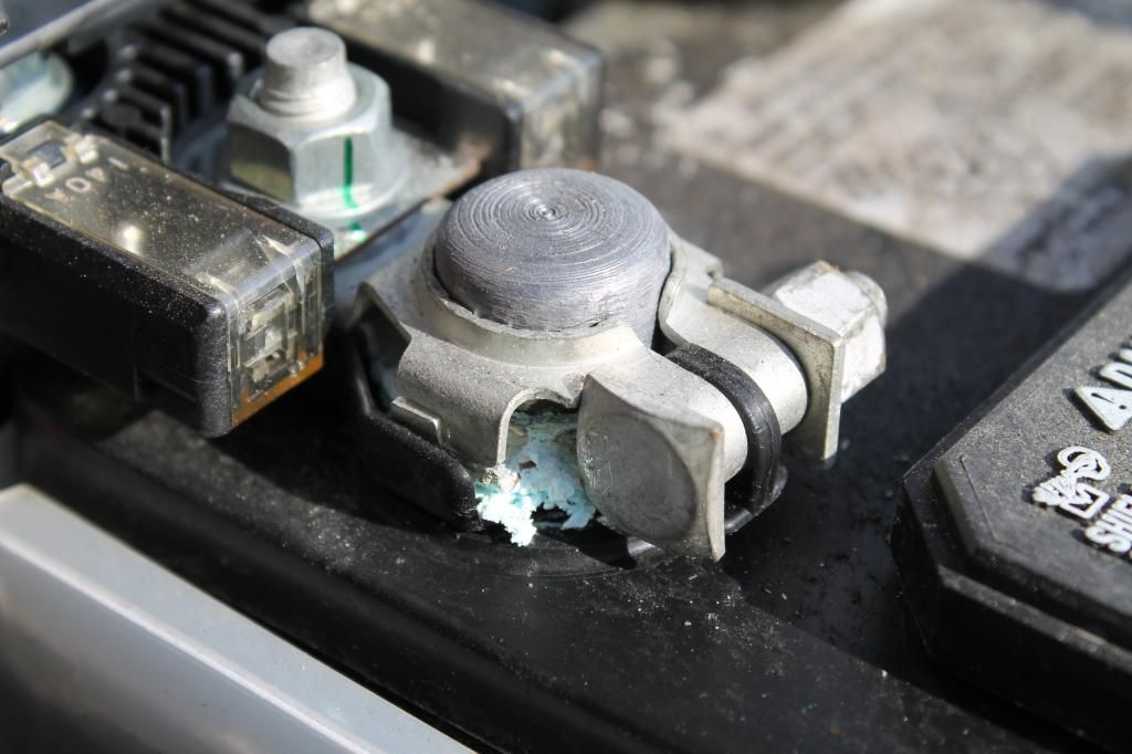 Nissan battery terminal corrosion #2