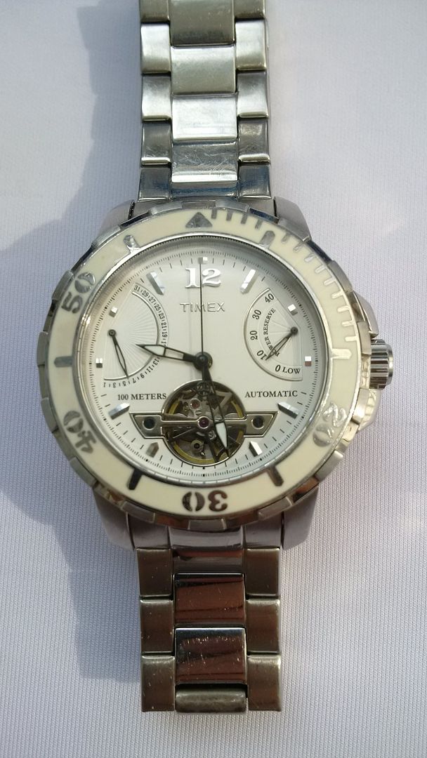 Đồng hồ nam Timex 5 kim phong cách, máy lộ , T2M517: giá 1tr8