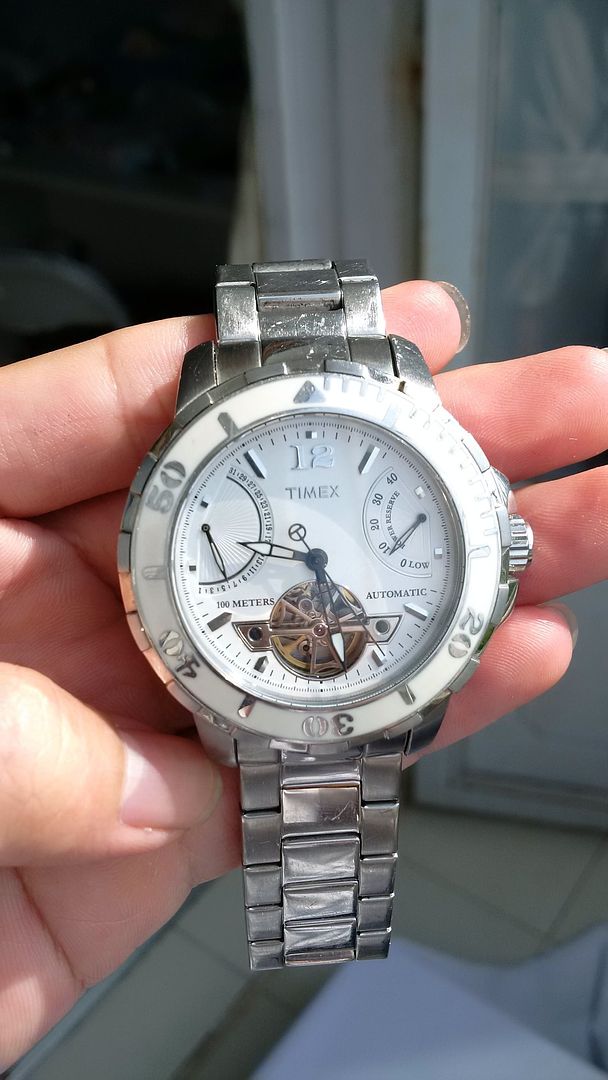 Đồng hồ nam Timex 5 kim phong cách, máy lộ , T2M517: giá 1tr8 - 1