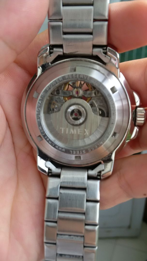 Đồng hồ nam Timex 5 kim phong cách, máy lộ , T2M517: giá 1tr8 - 2