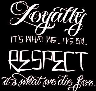 loyalty respect