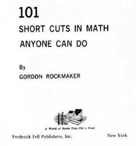 101 Shortcuts in Math Any One Can Do