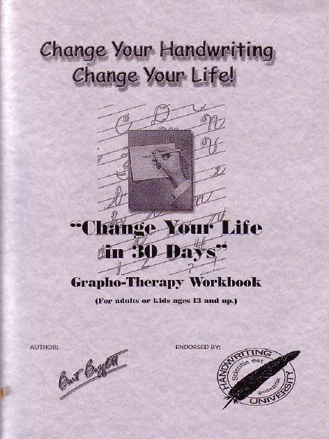 Change Your Handwriting Change Your Life Workbook