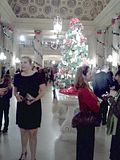 SF Ballet Nutcracker, 12.21.2011 Lobby of the War Memorial Opera House at performance of SF Ballet Nutcracker.