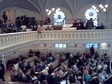 American Bach Soloists, 04.01.2012 Audience at Bach Double Concertos program performed by American Bach Soloists at St. Mark's Lutheran.