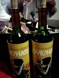 LOVE/HATE, 04.12.2012 Wine served at post-performance reception of LOVE/HATE at ODC Theater.