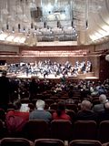 Davies Hall, 02.07.2013 Davies Hall prior to performance of Poulenc's Stabat Mater by San Francisco Symphony led by Charles Dutoit.