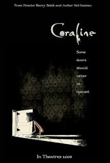 coraline movie,movie poster,henry selick,neil gaiman