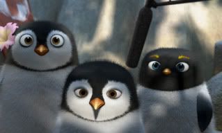 Three Cute Little Penguin Kids