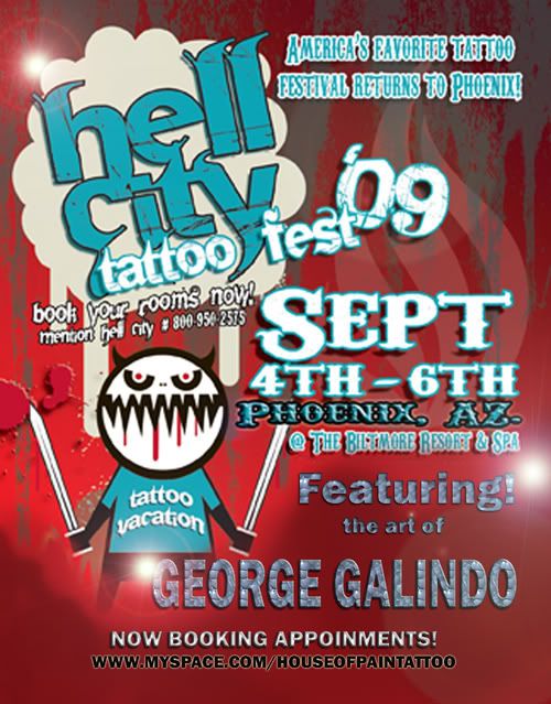 live August 27-29, 2010 at the Hell City Tattoo Fest in Phoenix, AZ.