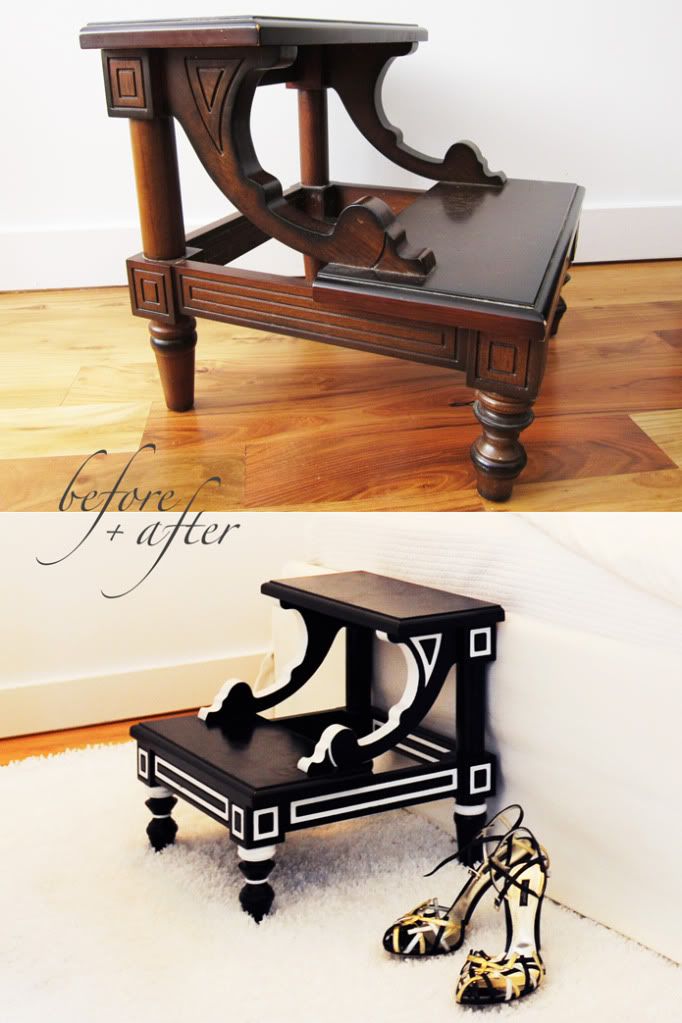 Before And After Furniture Makeovers. { efore + after } bedroom