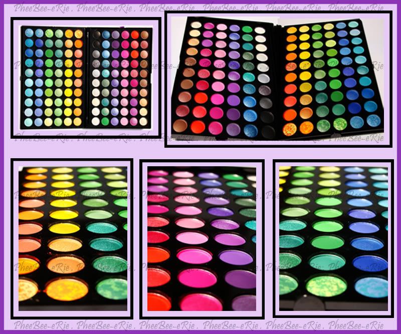 120 Eye Shadow Make up Palette - IDR 350.000 keterangan palette: