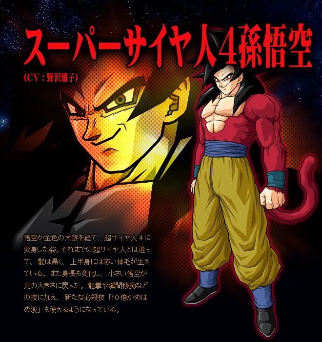 goku super saiyan 4 pop