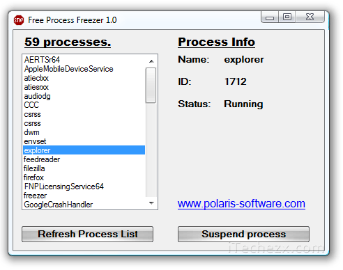 Free Process Freezer