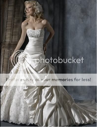 Falten Weiß/Ivory Brautkleid Hochzeitskleid Ballkleid