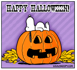 Snoopy On Pumpkin gif by Ish_Kabbile | Photobucket